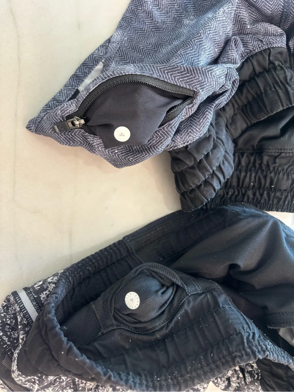 Lululemon bundle of hotty hot athletic athleisure wear shorts size 4
